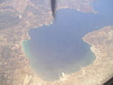 An Island from a flight from Chania to Athens