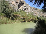 Palms and River at Preveli