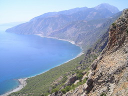 Agios Pavlos beach and Agia Irini from the top